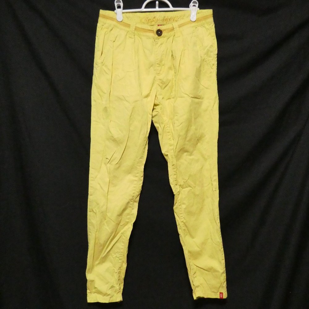 EDC By ESPRIT, 36 long, yellow chino pants, GUC
